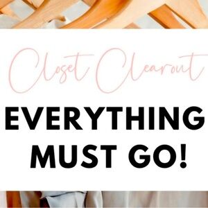 Closet clean out!!